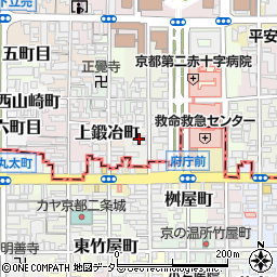 京都府京都市上京区夷川町周辺の地図