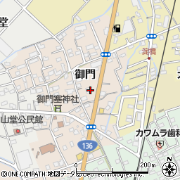 静岡県伊豆の国市御門60-11周辺の地図