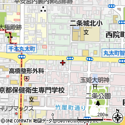 スワンズ京都二条城北周辺の地図