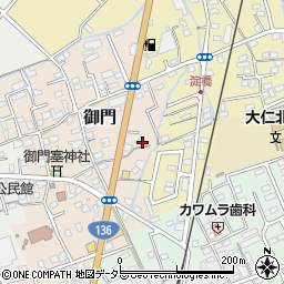 静岡県伊豆の国市御門142-2周辺の地図