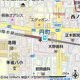 京都府京都市中京区西ノ京南円町3-1周辺の地図