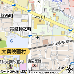 京都府京都市右京区太秦一ノ井町32-46周辺の地図