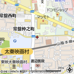 京都府京都市右京区太秦一ノ井町32-22周辺の地図