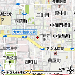 京都府京都市上京区北伊勢屋町739周辺の地図