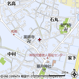 愛知県大府市横根町石丸27周辺の地図