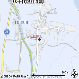 兵庫県多可郡多可町八千代区仕出原205周辺の地図