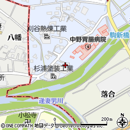 愛知県豊田市駒新町金山1-34周辺の地図
