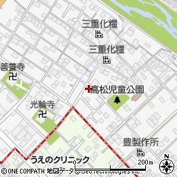 三重県三重郡川越町高松333周辺の地図