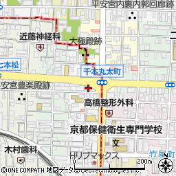 京都銀行千本丸太町 ＡＴＭ周辺の地図