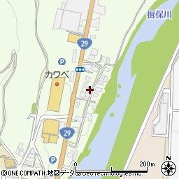 兵庫県宍粟市山崎町三津262周辺の地図