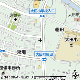 愛知県東海市大田町細田111周辺の地図