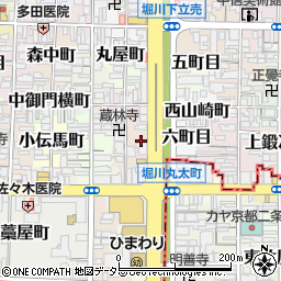 京都府京都市上京区上堀川町125周辺の地図