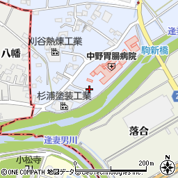 愛知県豊田市駒新町金山1周辺の地図