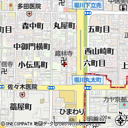 京都府京都市上京区直家町周辺の地図