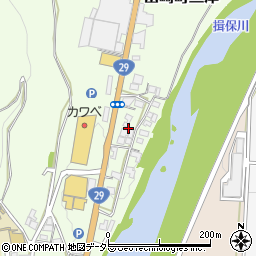 兵庫県宍粟市山崎町三津266周辺の地図