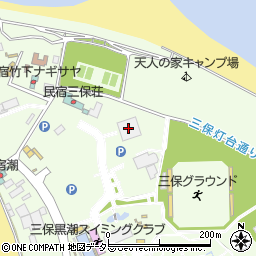 東海大学三保研修館周辺の地図