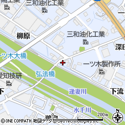 愛知県刈谷市一里山町家下45周辺の地図