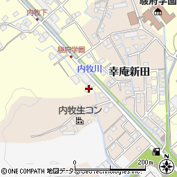 静岡県静岡市葵区内牧399周辺の地図