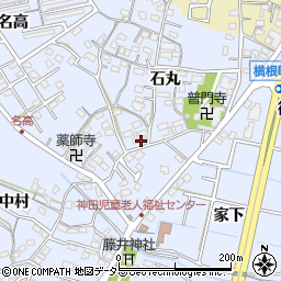 愛知県大府市横根町石丸31周辺の地図