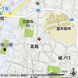 愛知県東海市富木島町北島45-3周辺の地図