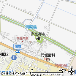 浄光禅寺周辺の地図