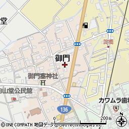 静岡県伊豆の国市御門67-1周辺の地図