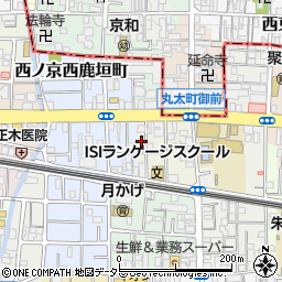 京都府京都市中京区西ノ京両町1-20周辺の地図