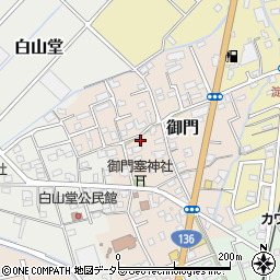 静岡県伊豆の国市御門9周辺の地図