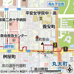 京都府京都市上京区大門町周辺の地図