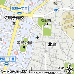 愛知県東海市富木島町北島37周辺の地図