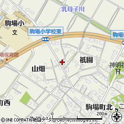 愛知県豊田市駒場町祇園29周辺の地図