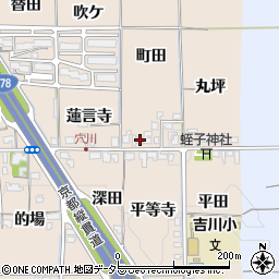 京都府亀岡市吉川町穴川町田30周辺の地図