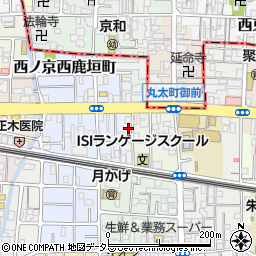 京都府京都市中京区西ノ京両町1-38周辺の地図