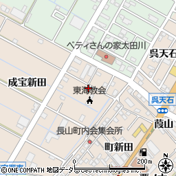 愛知県東海市高横須賀町成宝新田周辺の地図