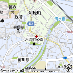 京都府亀岡市河原町22周辺の地図