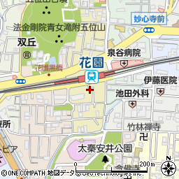 太秦フロント周辺の地図