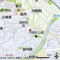 京都府亀岡市河原町34周辺の地図