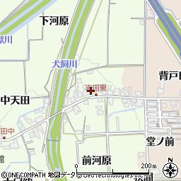 京都府亀岡市吉川町吉田天田周辺の地図
