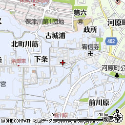 京都府亀岡市余部町下条59周辺の地図