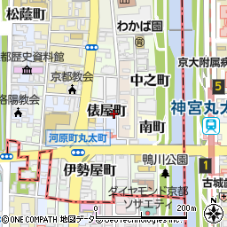 井上四郎法衣店周辺の地図