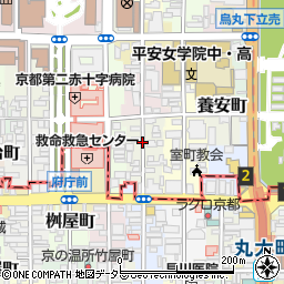 京都府京都市上京区今薬屋町周辺の地図