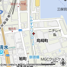 新興港運株式会社　作業部周辺の地図