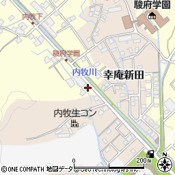 静岡県静岡市葵区内牧396周辺の地図