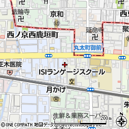 京都府京都市中京区西ノ京両町1-39周辺の地図