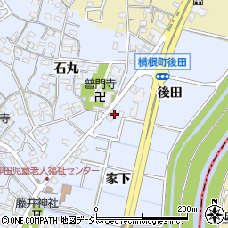 愛知県大府市横根町後田7周辺の地図