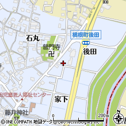 愛知県大府市横根町後田15周辺の地図