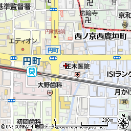 シャーメゾンＥＡＳＴ円町周辺の地図