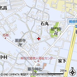 愛知県大府市横根町石丸31-1周辺の地図