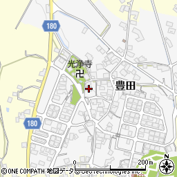 滋賀県蒲生郡日野町豊田274周辺の地図