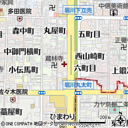 京都府京都市上京区上堀川町118周辺の地図